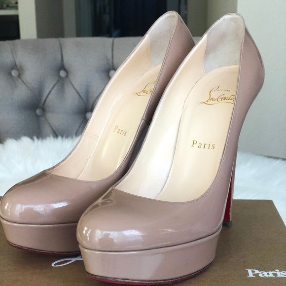 Christian Louboutin Bianca Platform Pump Size 38.5 - Picture 7 of 15